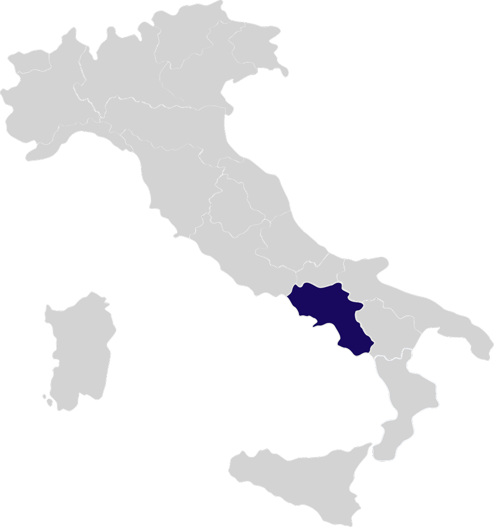 Mappa della Campania